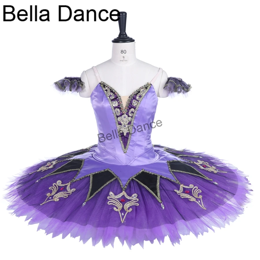 Corsaire Professional Ballet Tutu Pancake Girls Platter Classical Ballet Tutus For Women Ballerina purple Fairy Lilac BT9260