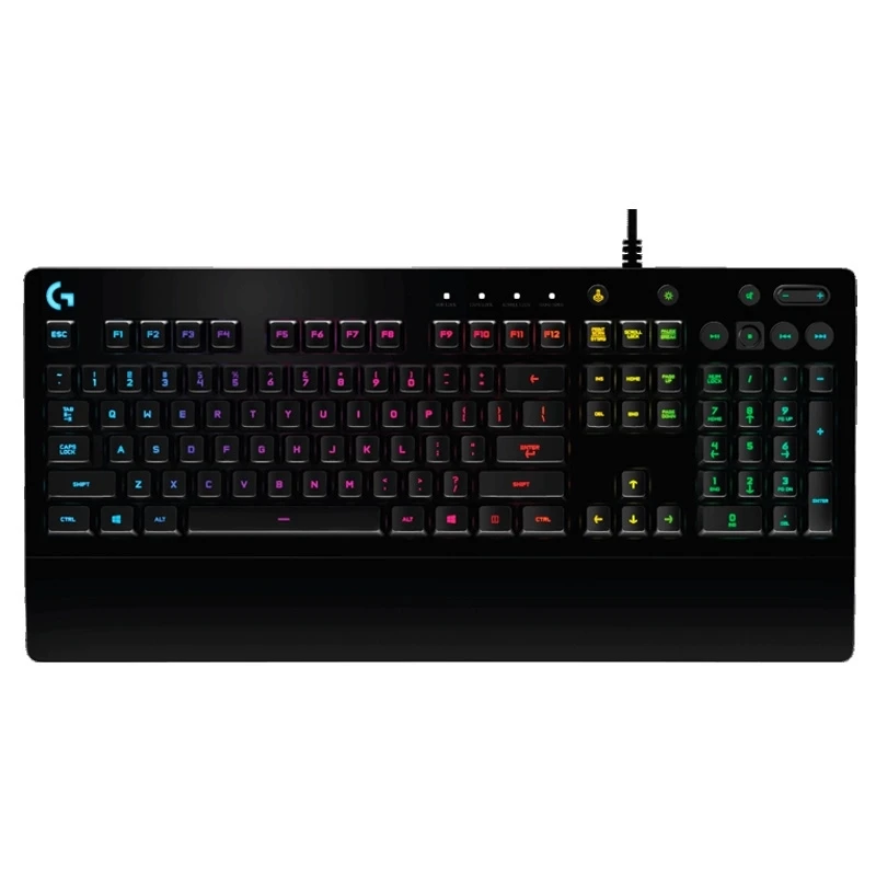 Logitech 99 New G213 PRODIGY RGB Gaming Keyboard for Laptop PC Gaming Overwatch PUBG Gamer Keyboard Like Mechanical Keyboard