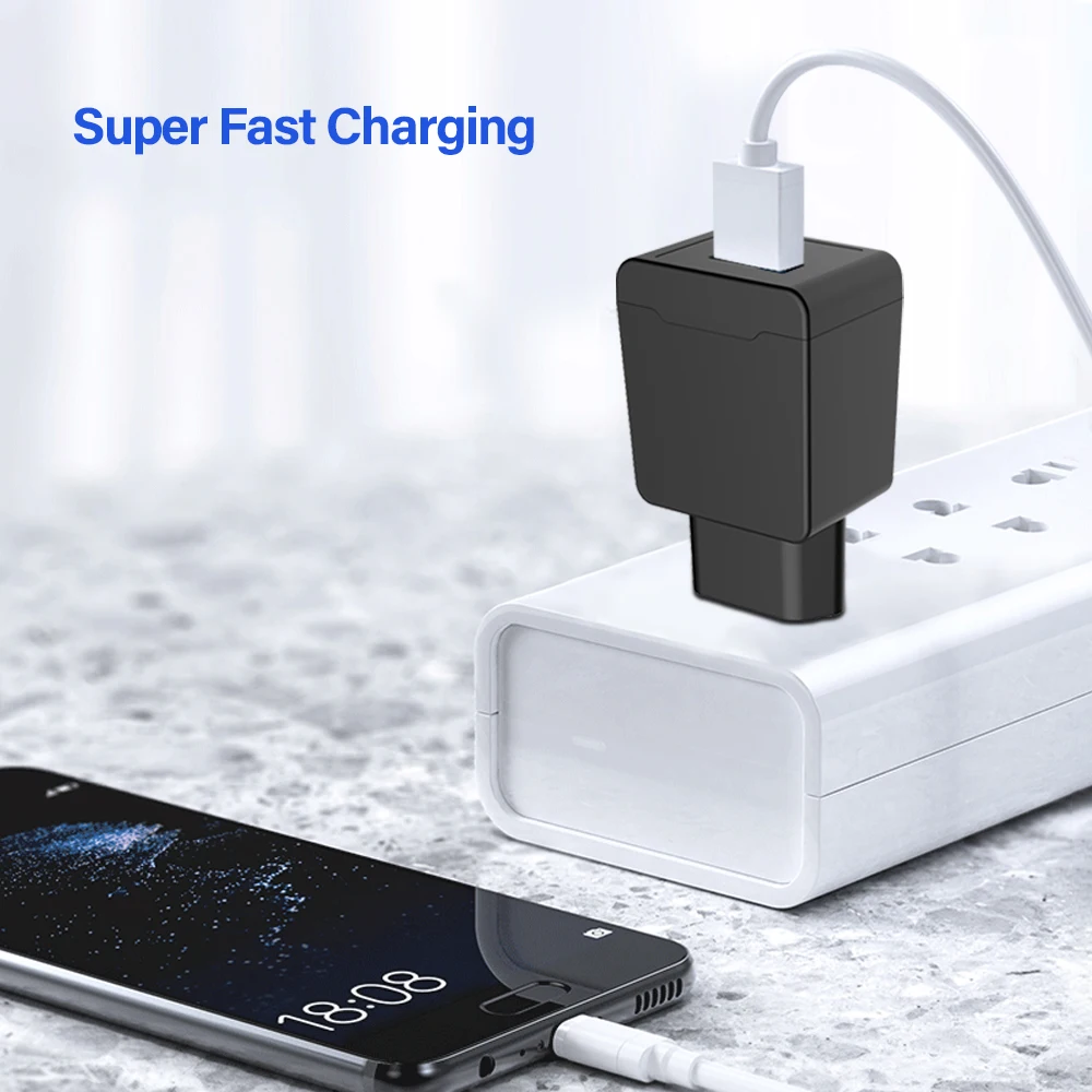 PUJIMAX USB зарядное устройство адаптер 1 порт для iPhone 5V 2.1A настенное/дорожное