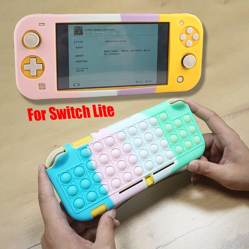 Switch Case Accessories Popit Fidget Toys Push Bubble Game Antistress Fidget Toy 