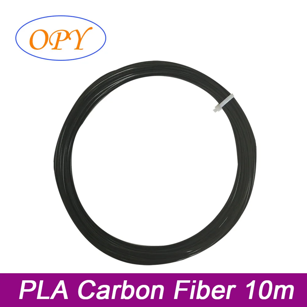 Opy Pla Carbon Fiber Filament 3D Printer Plastic 1.75Mm 1Kg Black Materials 10M 100G Sample 