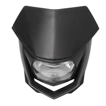 

12V Universal Motorcycle Dirt Bike Halo Headlight head light lamp Dirt Bike Headlight Enduro for Crf Xr Wrf Yzf Drz Klx Ym-004