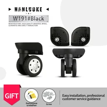 

HANLUOKE The blrds Luggage Universal Wheel Accessories Wheel Tools Suitcase Wheel Pulley Silent Wheel Universal Reinforcement