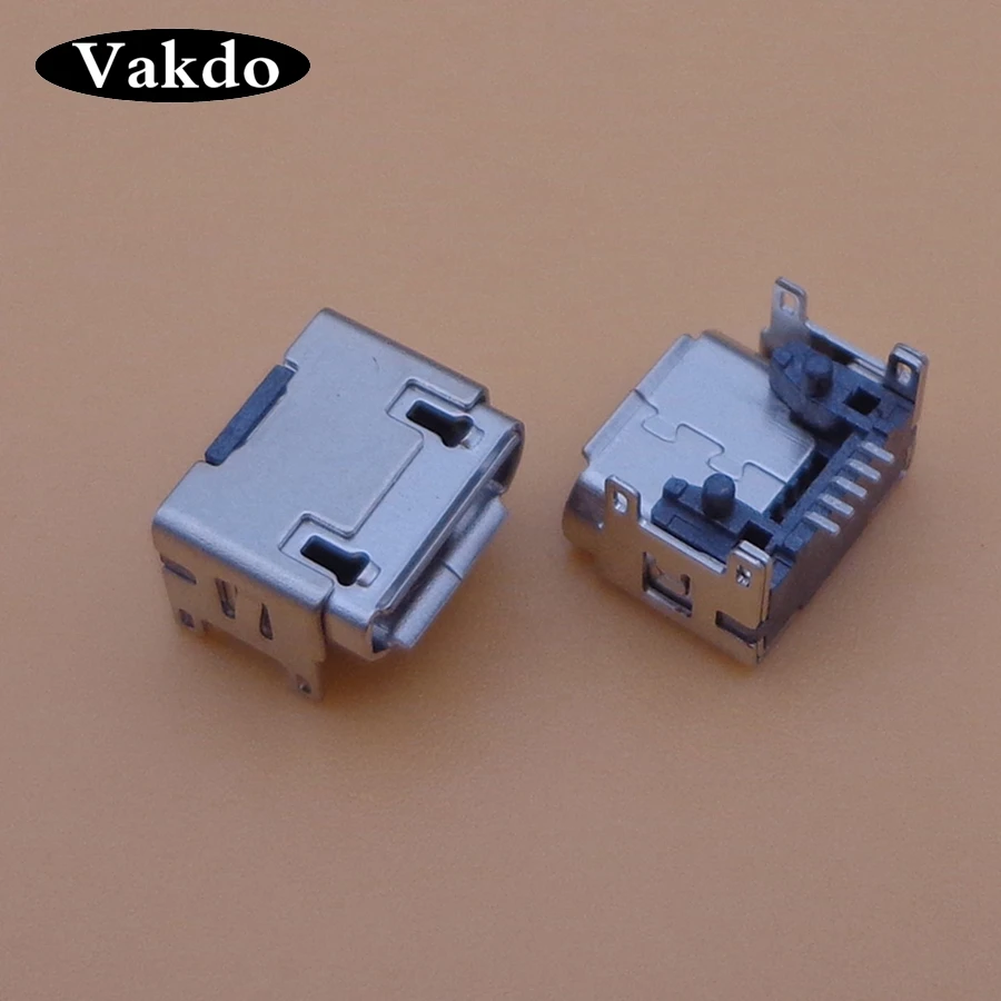 100 шт./лот micro mini usb разъем для Amazon зарядный порт док-станция разъем Женский pcb ремонт Тип 5 pin Замена