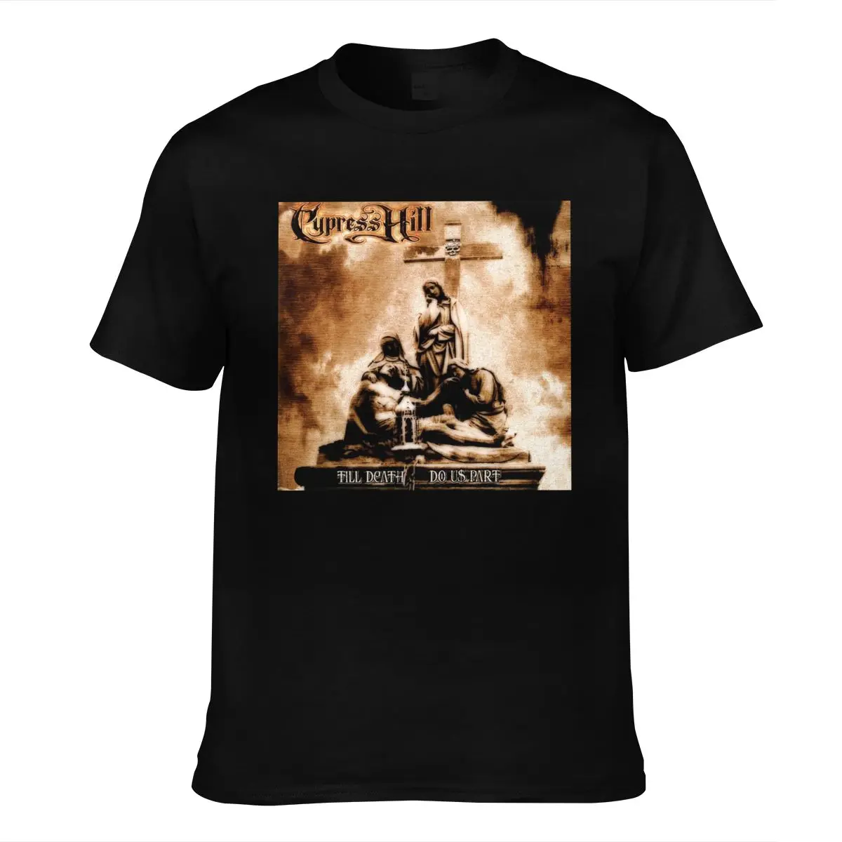 

Cypress T-SHIRT DTG Hill - Till Death Do Us Part Album Cover (WHITE) S-5XL Print Casual Cotton Short O-neck Cn(origin) Worsted