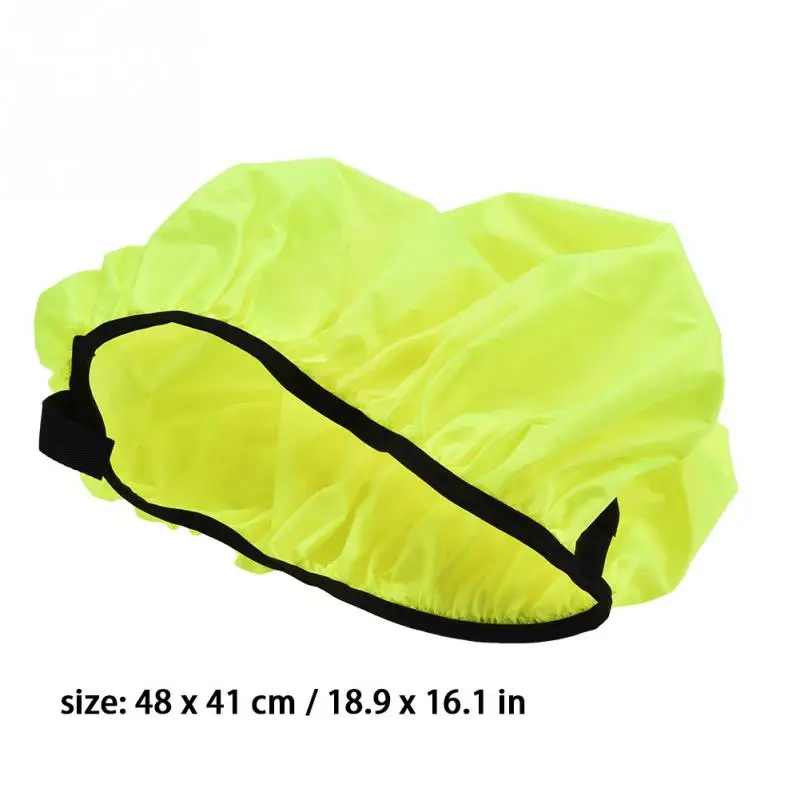 Rainproof Bicycle Motorcycle Rear Seat Cover/Bike Backpack Cover Rain Cover Adjustable with Elastic Band Cycling Accessory