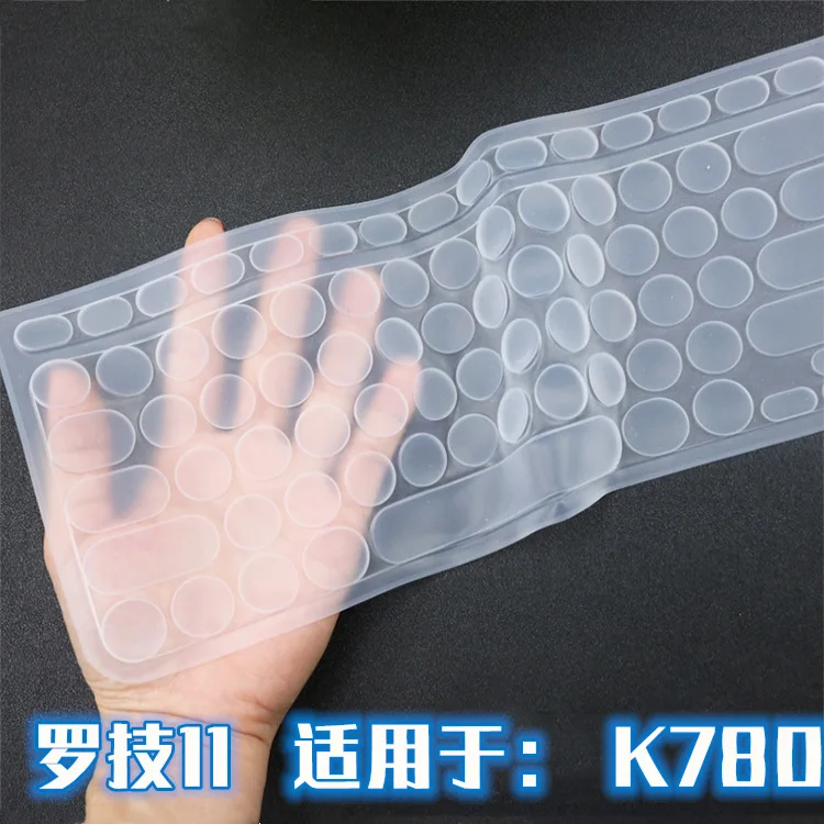 Пленка для клавиатуры logitech K780, прозрачный чехол, защитная пленка для клавиатуры Ajazz 325i, силиконовая защитная пленка