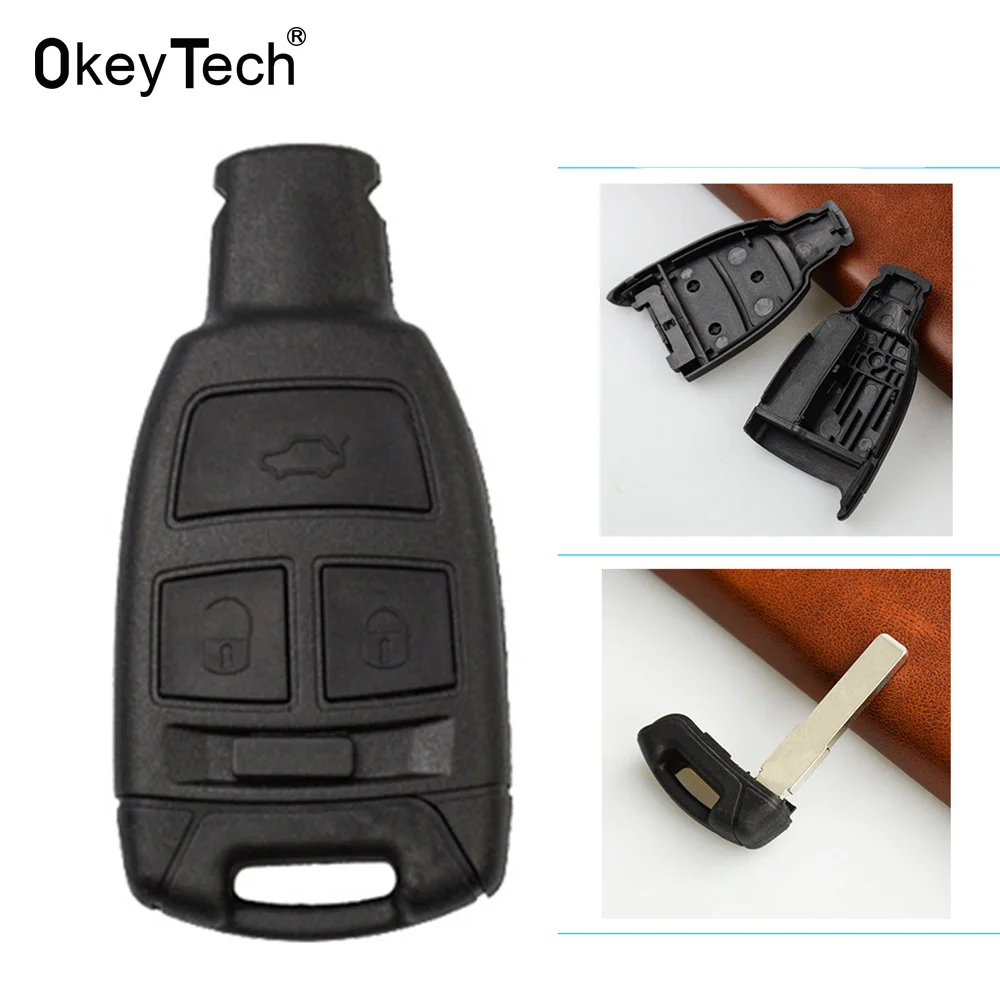 OkeyTech 3 кнопки дистанционного управления автомобильный брелок для Fiat 500 Punto Croma