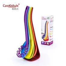 Многофункциональный антипригарный горшок, нейлоновая кухонная утварь, набор из 6 предметов, высокотемпературная устойчивая кухонная лопатка, набор из шести предметов, кухня Su