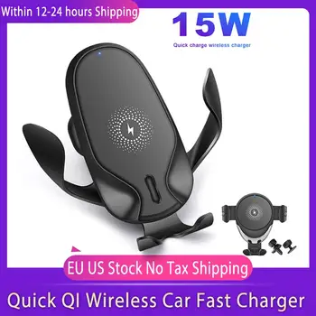 

15W 10W Auto Gravity Car Mount Wireless Charger Qi Fast Charging Phone Holder for IPhone 11Pro XS XR X 8 Samsung S10 S9 S8