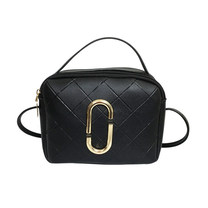 

Female Handbag Lingge New Korean Version of The Round Pin Slanting Messenger Bag Designer Bags Famous Brand Women Bags 2019