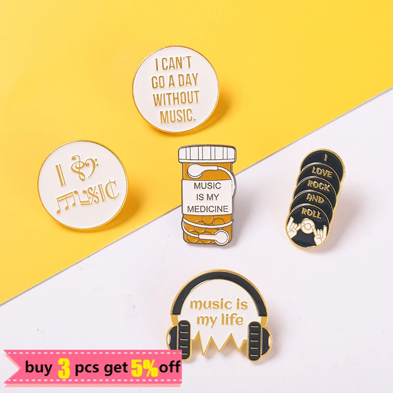 Piano and Music Pin Set Novelty Pins Unique Pins Fun Pins Band Mom