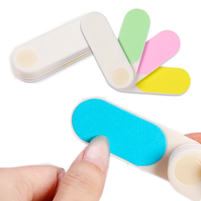 

One Side Nail Files Disposable Nail File Set Manicure Tools Portable Pedicure Rasp Mini Grit Nail Art Travel 1Pc Random Color