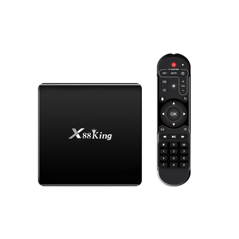 X88 King Android 9.0 4G/128G TV BOX S922X Hexa-Core 4K HD 1080P H.265 Set-Top BOX 2.4G/5G Dual Wifi Bluetooth 5.0 Smart BOX