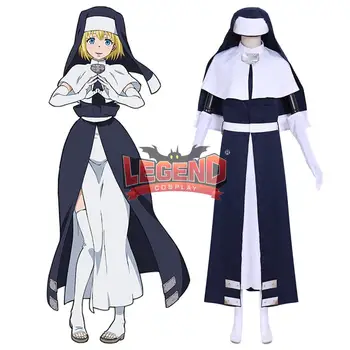 

Anime Fire Force nun Iris cosplay costume Dress Halloween costume version 2 custom made