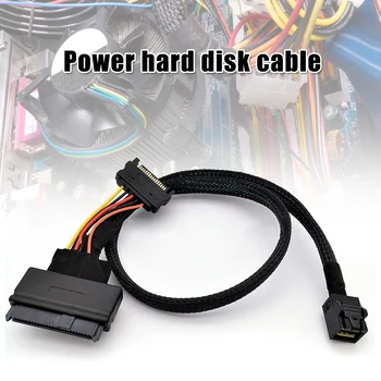 

Mini SAS-SFF 8639 36 Pin to Mini SAS-SFF 8643+15Pin Server Cable FKU66
