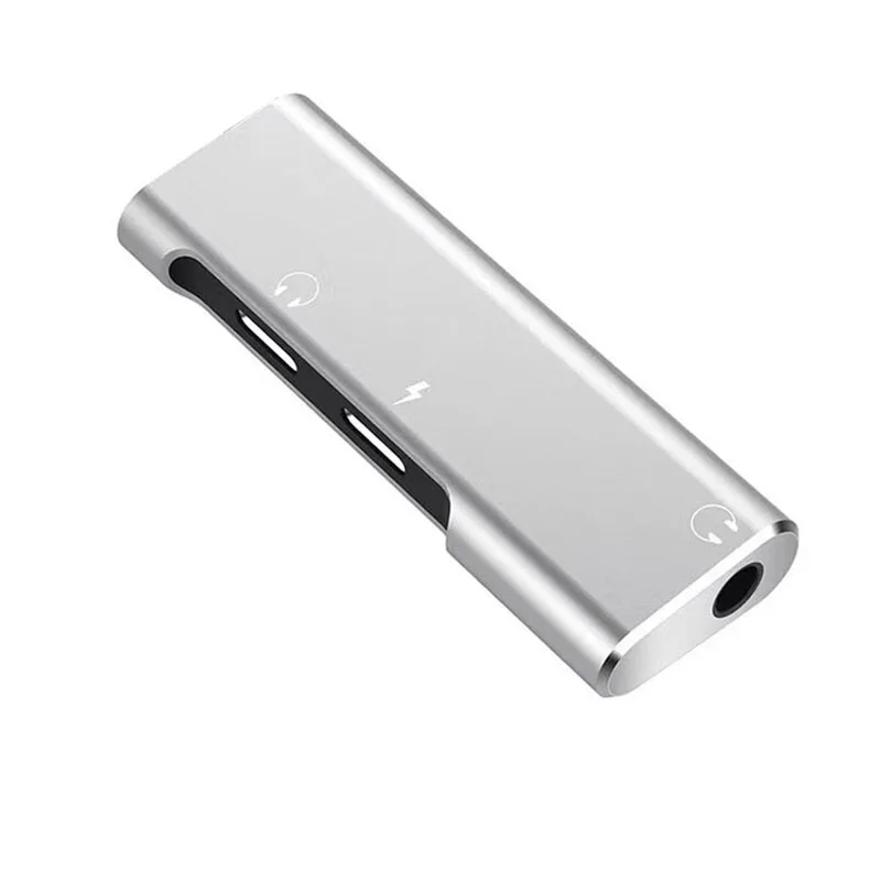 Полный-3 в 1 Зарядка аудио Adpater для Iphone X 7 8 Plus 3,5 мм Aux аудио адаптер вызова дистанционного Музыка Зарядка Наушники адаптация