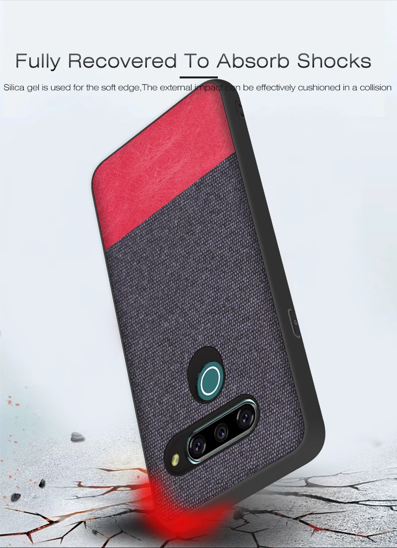 Aveuri роскошный тканевый чехол для телефона LG G8S G8 ThinQ Stylo 5 Coque Бизнес ПУ; кожа; силикон задняя крышка для LG V40 K40 чехол