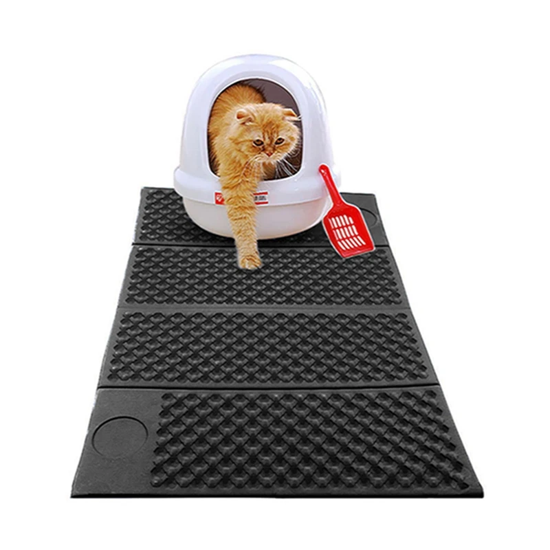 7246cmWaterproofPetCatLitterMatDoubleLayerLitterCatBedPads