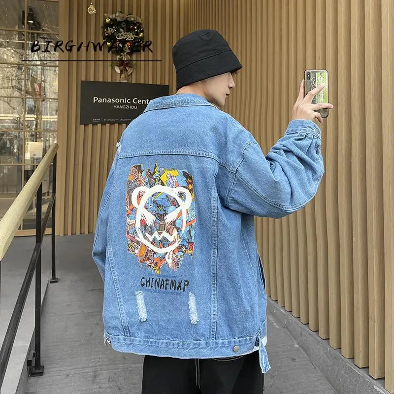 Men's Casual Oversize Denim Jacket 