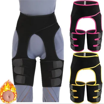 

Women 3 in 1 Slim Thigh Trimmer Leg Shapers Slender Slimming Belt Neoprene Sweat Shapewear Toned Muscles Band Thigh Slimmer Wrap