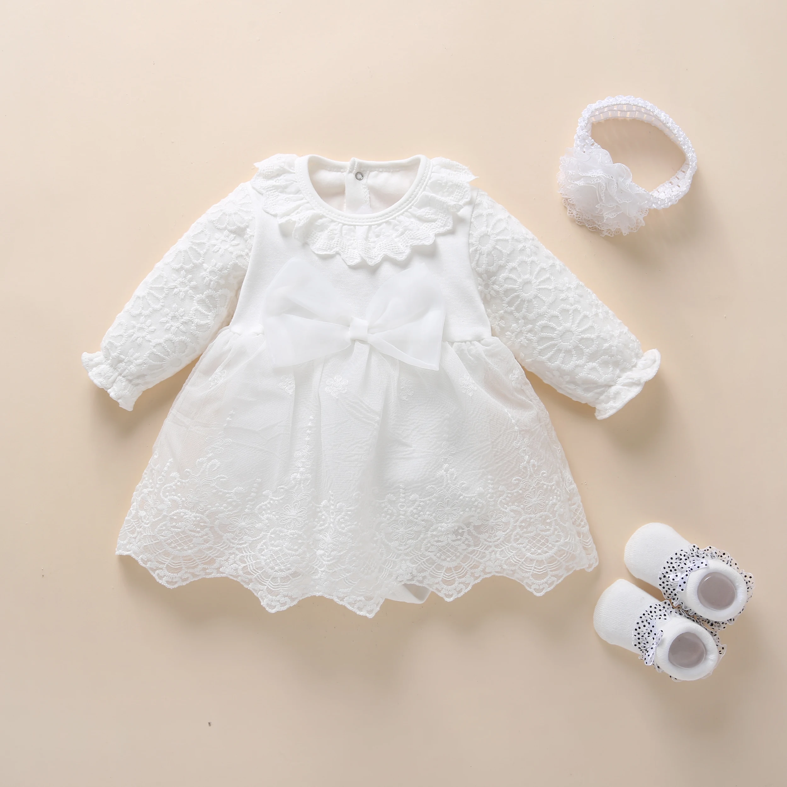 Baby Doop Jurk 2022 Baby Meisjes Baby Jurken & Kleding Sneeuw Witte Baby Jurk 1 Jaar Oud Verjaardag meisje Jurk - AliExpress Moeder & Kinderen