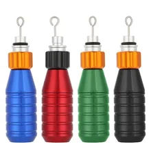 25 мм алюминиевый сплав картридж татуировки ручки с черным тиском 2 шт. прямая трубка для роторной машины татуировки картридж иглы