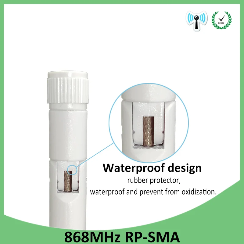 EOTH 10pcs 868mhz antenna 3dbi sma female 915mhz lora antene iot module lorawan antene ipex 1 SMA male pigtail Extension Cable