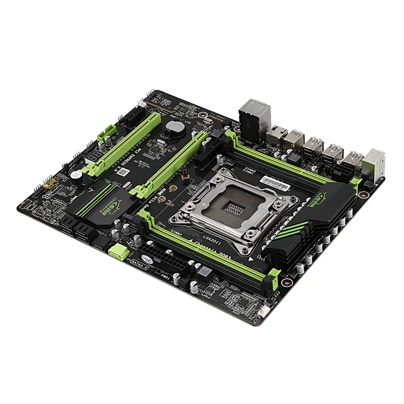 X79 LGA2011 материнская плата комбинированный набор с E5-2660 C2 cpu 4X4GB 16GB DDR3 ram 4-Ch 1333Mhz PCI-E NVME M.2 SSD слот