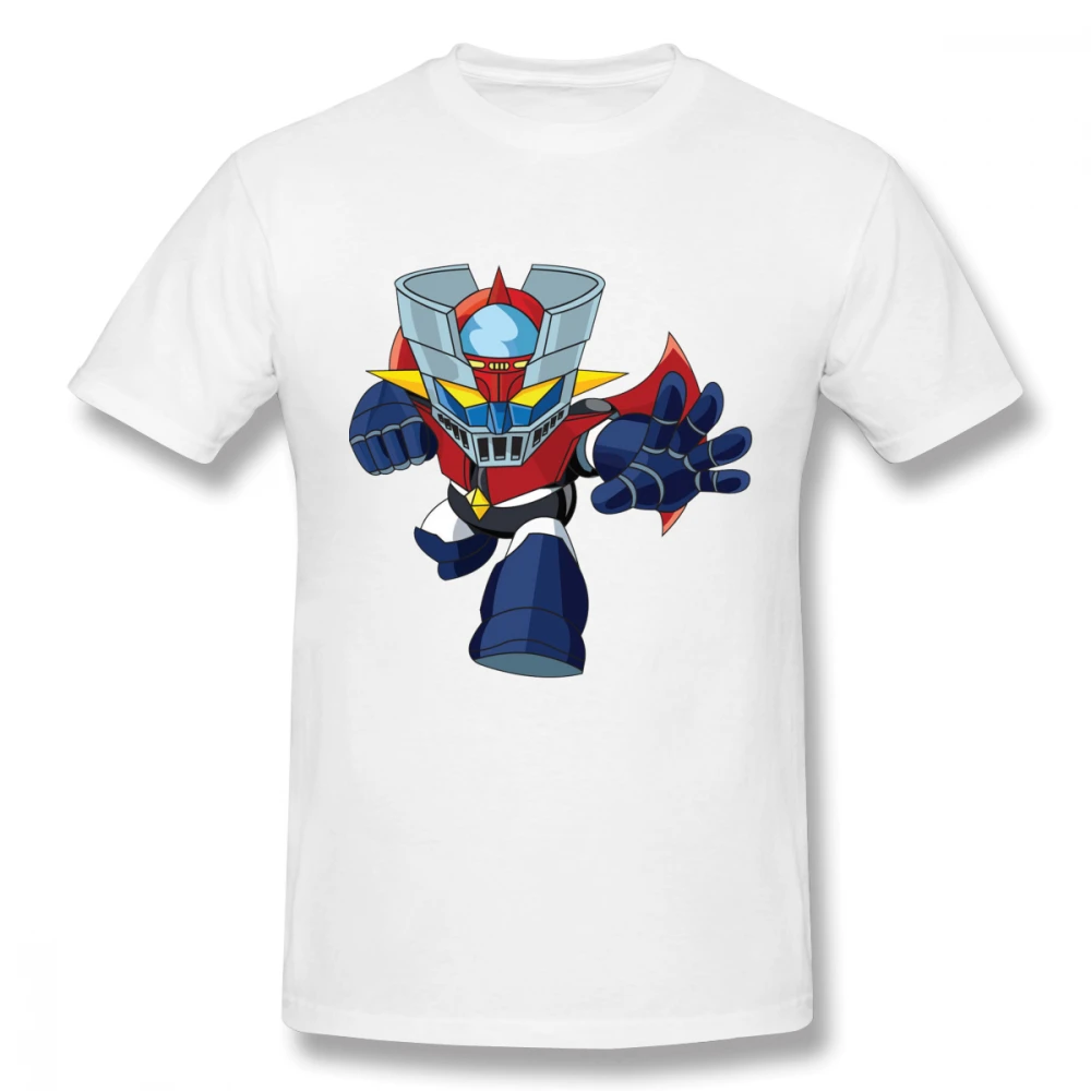 Camiseta de Anime Mazinger Z para hombre de talla grande con estampado
