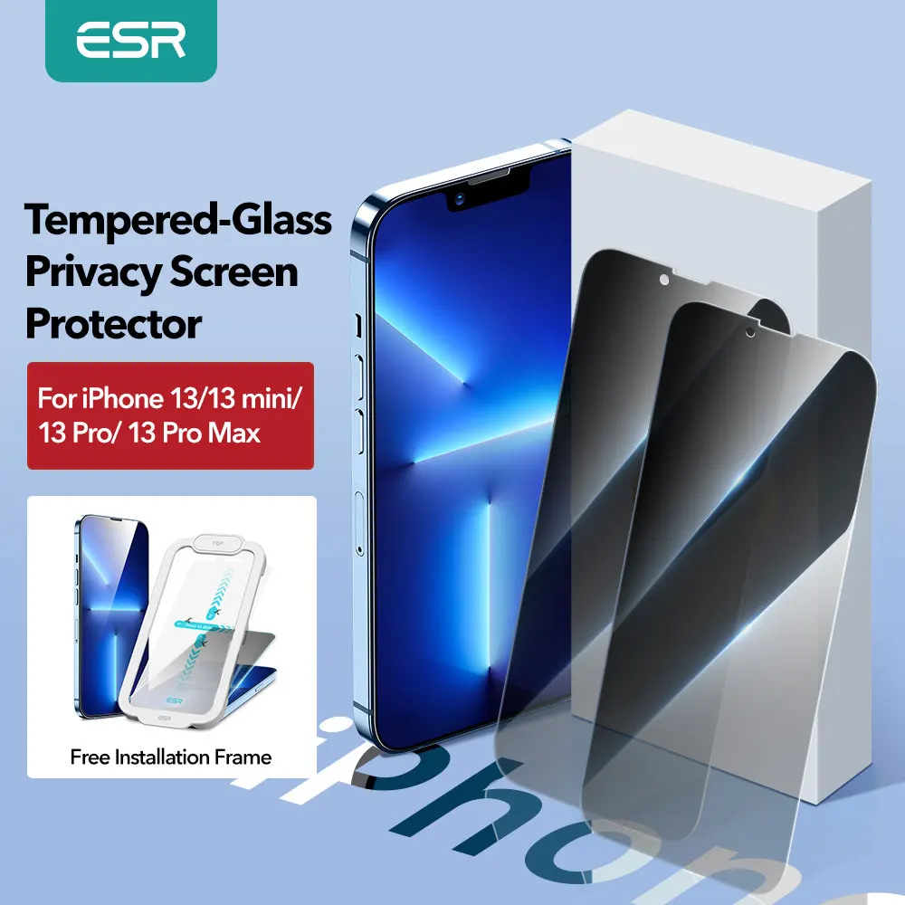 ESRforiPhone12ScreenProtectorPrivacyTemperedGlassiPhone13Pro