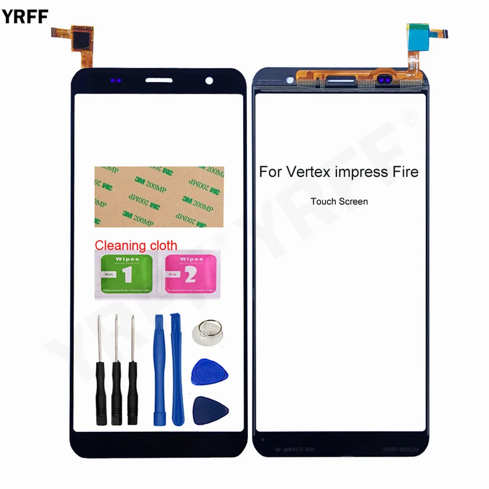 Дигитайзер сенсорного экрана 5 7 дюйма для Vertex impress Fire запчасти сборки телефона |