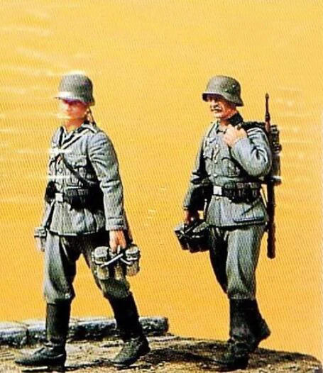 Смола Наборы 1/35 пайка включают в себя 2 воинов Смола Модель DIY подарок детям на