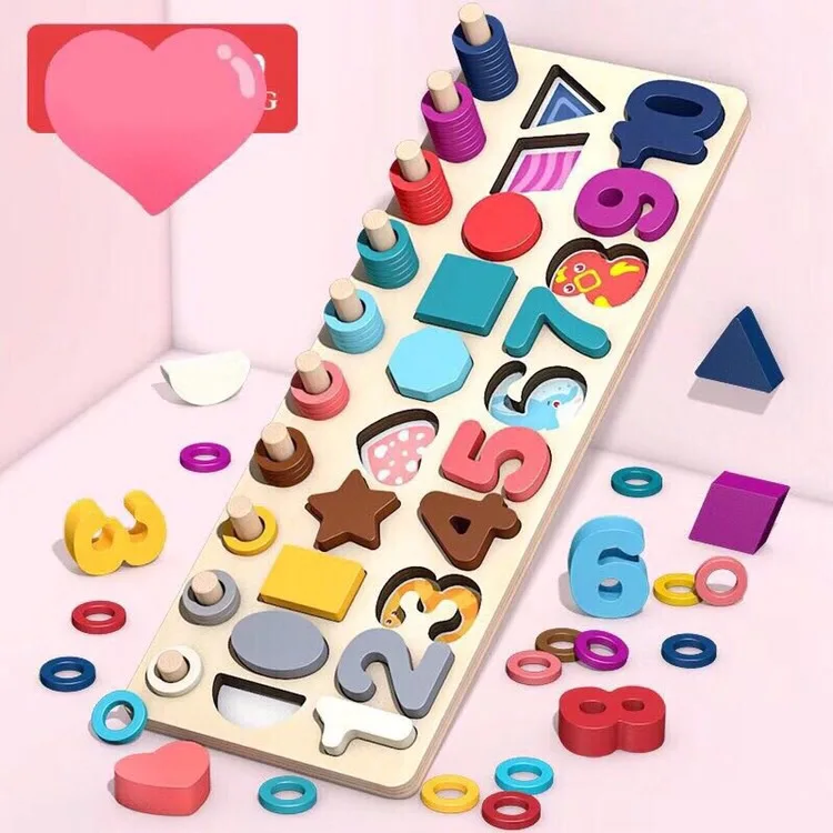 

Color Numbers Board Three-in-One