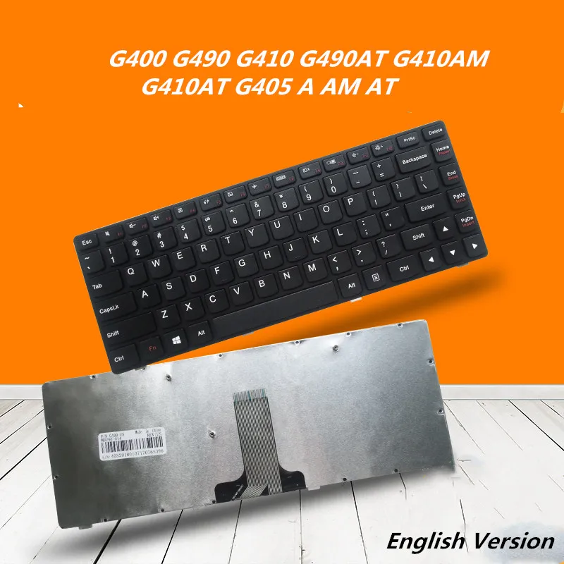 Клавиатура для ноутбука на английском языке LENOVO G400 G490 G410 G490AT G410AM G410AT G405 A AM AT Notebook