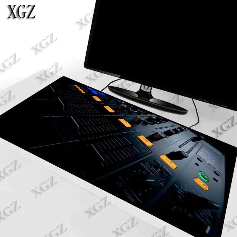 Большой черный музыкальный коврик для мыши XGZ DJ игровой клавиатуры