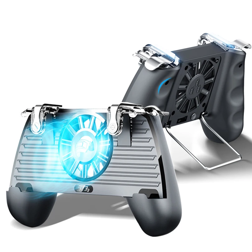  Pubg Controller Joystick Game GamePad Cooler Fan Free Fire Shooter Game Controller for Pubg Mobile 