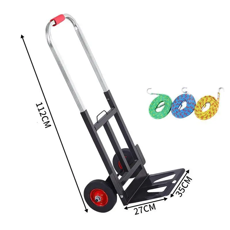Carro Plegable carito Rolling Cozinha Shopping Mesa Cocina Roulant кухонный стол колесница De Courses Avec roulets тележка - Цвет: Version M
