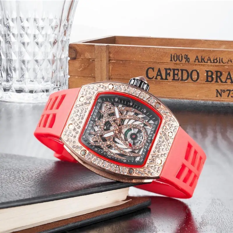 

2019 Watch Luxury Mens watches quartz stopwatch all function all pointers work Richard miller watch waterproof man women