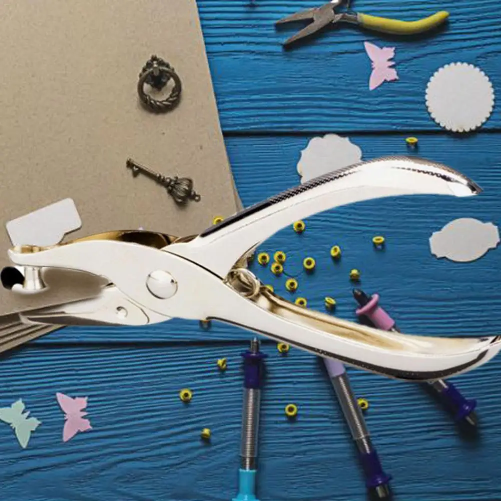 Ручной Дырокол апертура 6 мм дырокол 1-8 страниц ручное одно отверстие для перфорации бумаги Дырокол ручной Скрапбукинг дыроколы