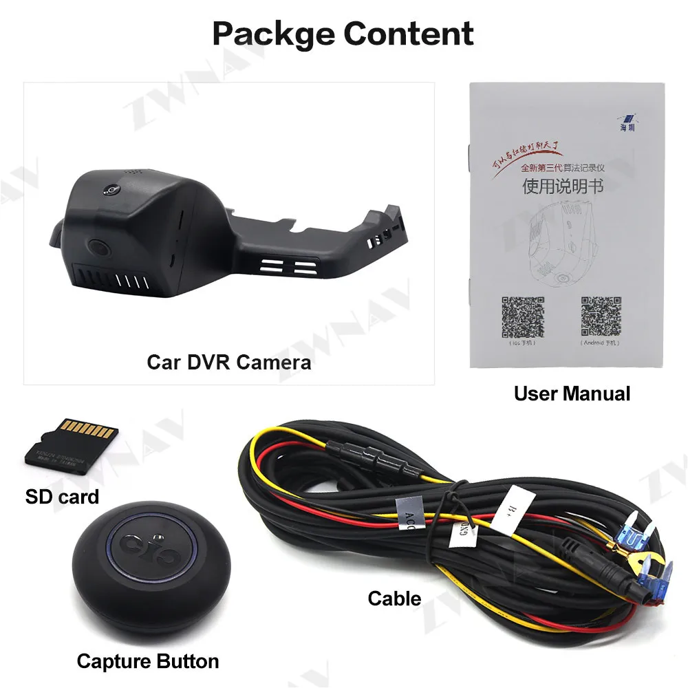 Скрытый HD рекордер для вождения предназначенный BMW X5 2019 H DVR Dash cam автомобильная
