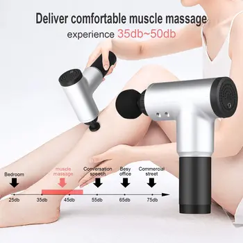 

2020 NEW Portable Vibration muscle massage gun activate the muscles stimulate blood flow relieve pain and fascia gun