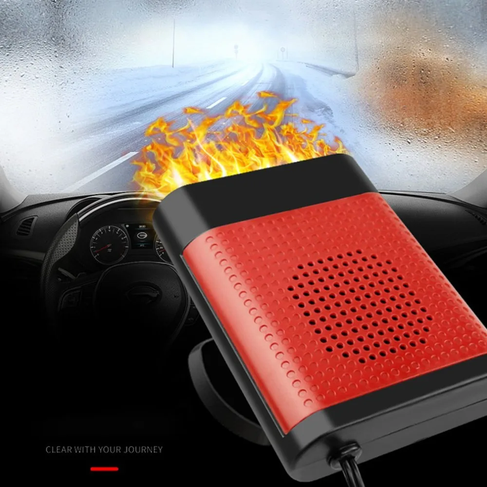 Обогревателя автомобиля 12 V/24 V высокое Мощность лобовое стекло автомобиля нагреватель быстрый нагрев вентилятор обогреватель для легкой уборки снега