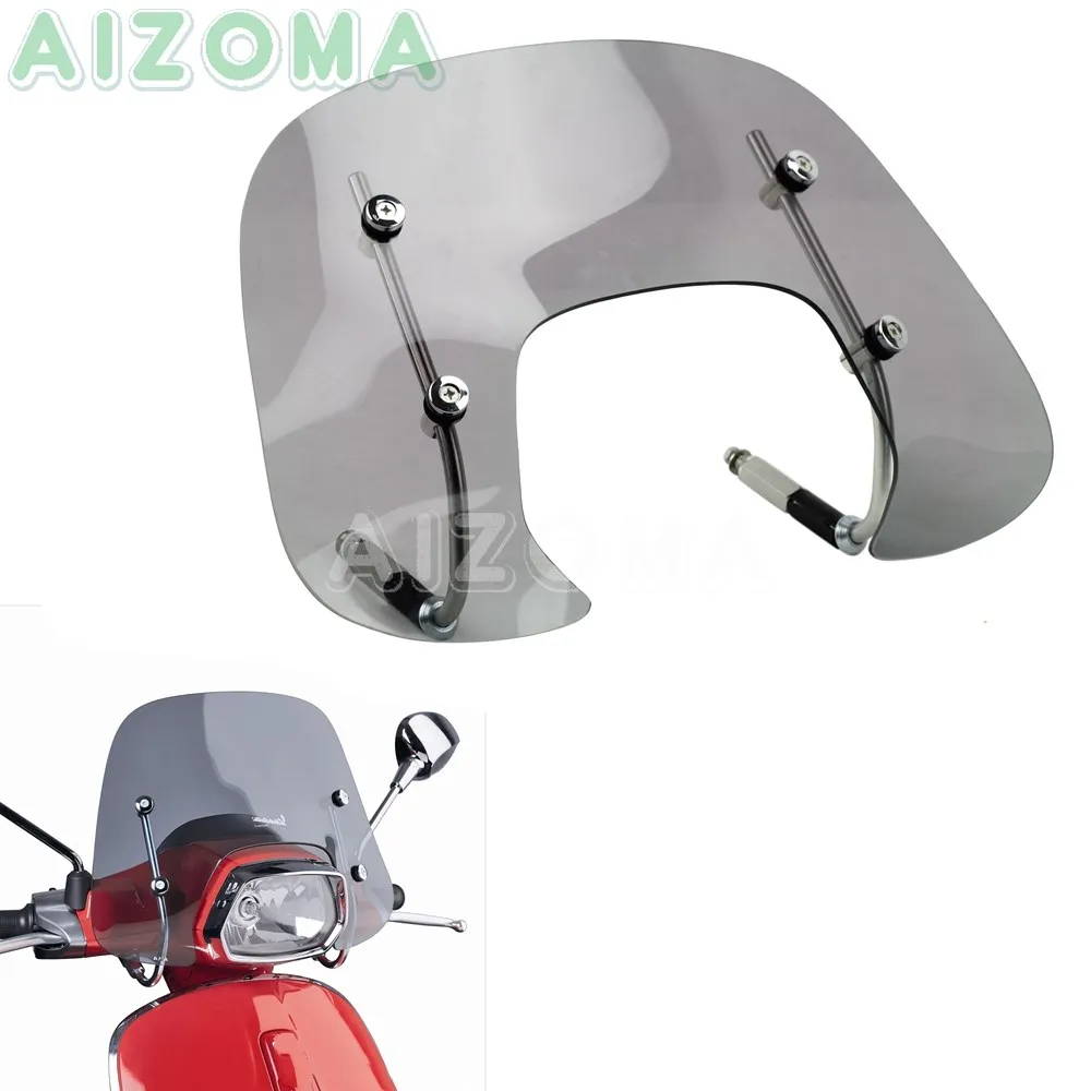 Дефлектор ветрового стекла для скутеров Vespa Sprint 150cc 150 cc|Козырьки от ветра и ветр.