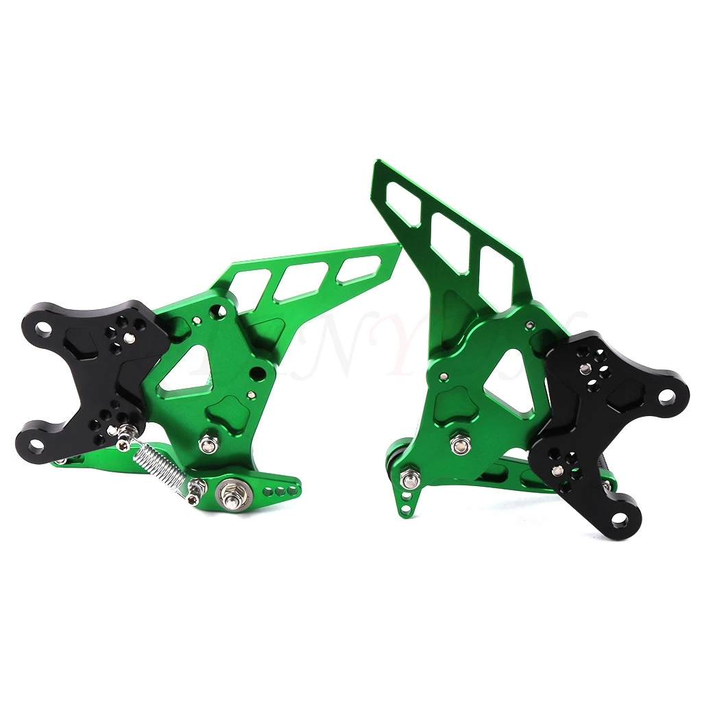 Z900CNC алюминиевая подставка для ног Регулируемая Rearset задняя Подножка для Kawasaki Z900 мотоцикл задний Набор Подножки педаль