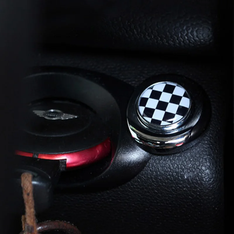 Автомобильный стиль, интерьерная кнопка Зажигания, наклейка для Mini Cooper Countryman Clubman R55 R56 R57 R58 R59 R60 R61, аксессуары