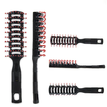 

Professional Man Oil Head Spareribs Comb Hairdressing Hair Brush Hair Comb Black Massager Comb Salon Comb Curl Styling Tool