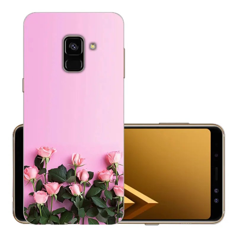 CROWNPRO, мягкий ТПУ чехол для samsung Galaxy A8, чехол, задняя крышка для телефона, чехол для samsung A8, чехол для samsung A8 Plus - Цвет: FMG