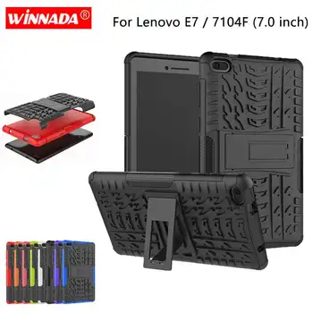 

For LENOVO TAB E7 case for lenovo TB-7104F 7.0 inch Tablet Armor case Silicone TPU+PC Shockproof Stand Cover