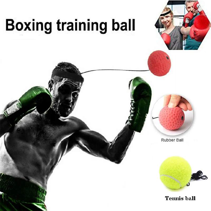 Boxing Reflex Ball Training Hands Eye Coordination Raising Reaction